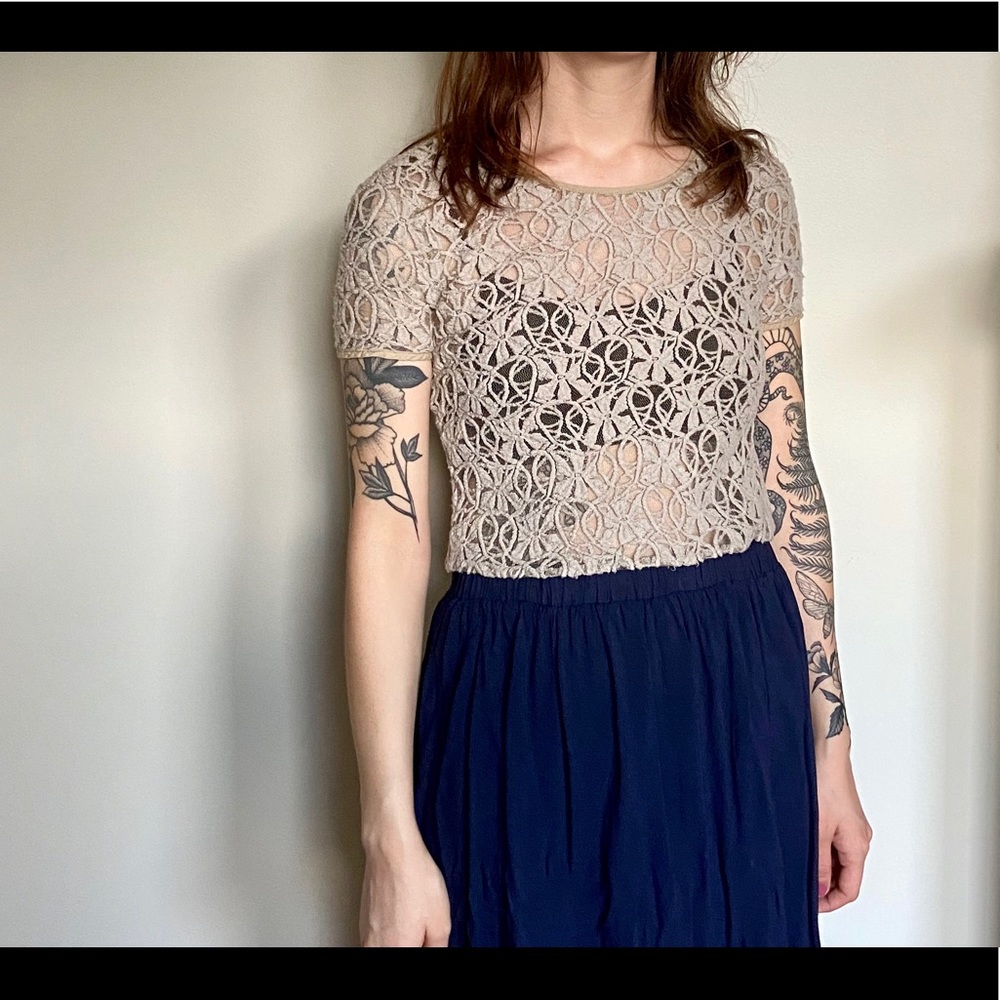 Urban Outfitters crochet crop top